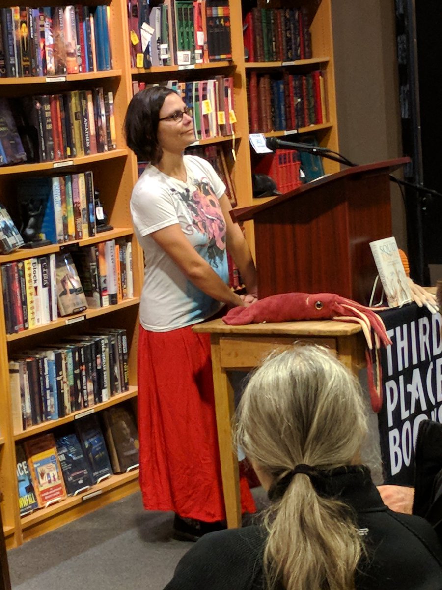 MachineEmpath's tweet image. Danna&apos;s talk at Third Place Books was a great success.