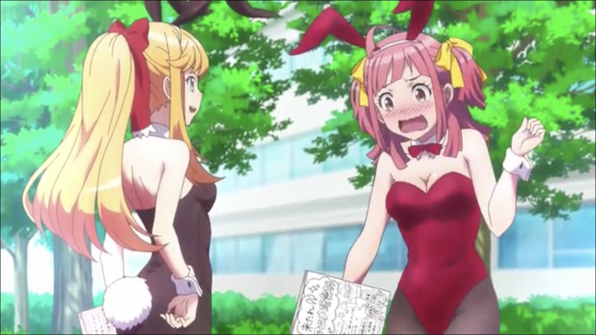えんたー アニメガタリズ2話 昨日見たけど らき すたの指ぐるぐるに 涼宮ハルヒの部活勧誘に はがない の柏崎星奈 俺ガイル の材木座 けいおん のとんちゃん とんちゃん無理やり笑 であってる 笑 何か他にあるかな らきすた 涼宮ハルヒ はがない