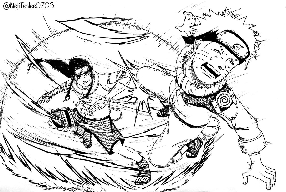 Miyavi على تويتر ネジvsナルト Naruto 日向ネジ うずまきナルト