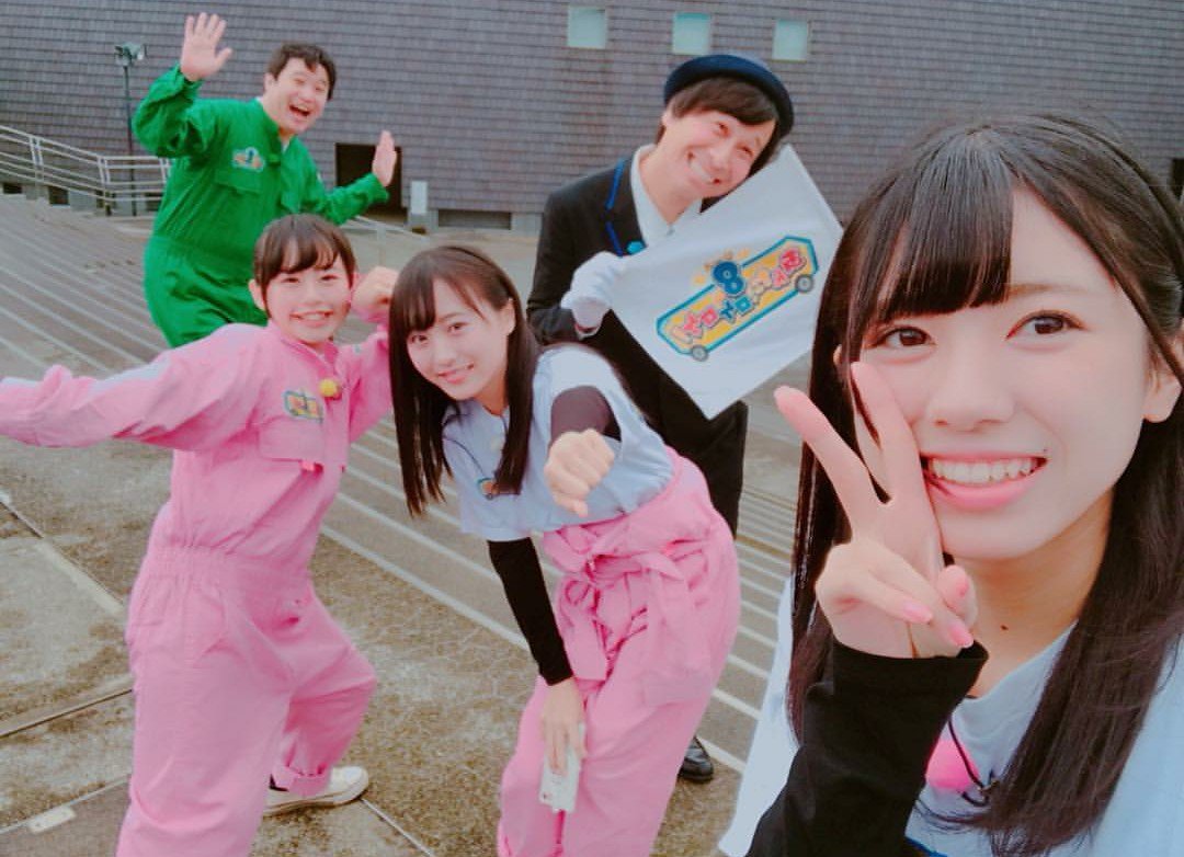 チーム8 大西桃香 坂口渚沙 濵咲友菜であんロケ奈良編の撮影をしている模様 チーム8まとめりか Akb48team8まとめ