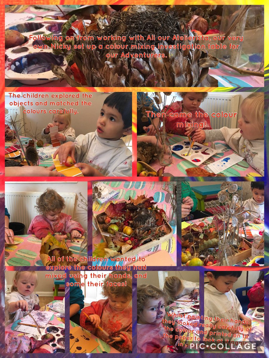 HomesteadNurse4's tweet photo. Love these investigations - amazing how children can be so engaged from such an early age #reggioemilia #EYTalking https://t.co/JX35vQEVKp