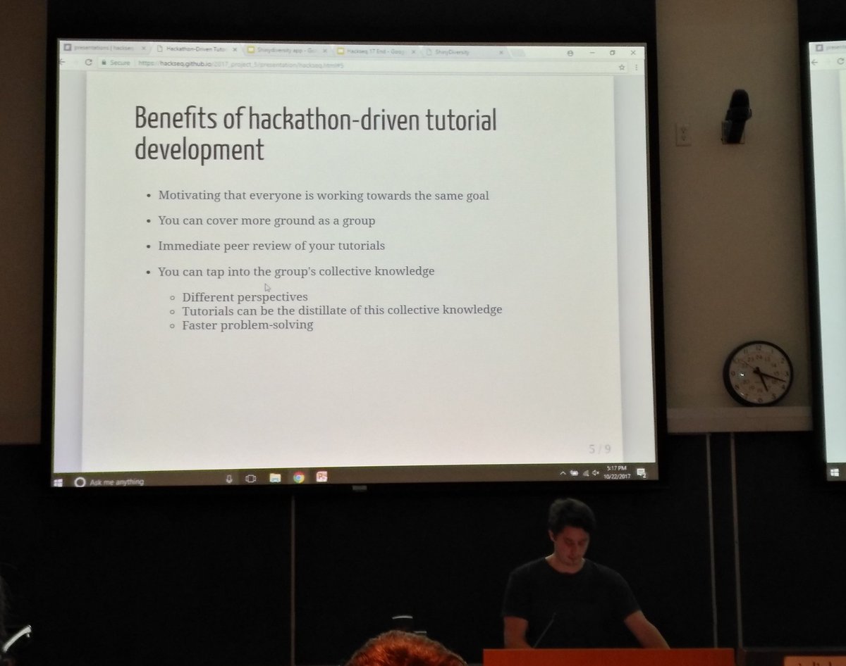 hackseq's tweet photo. "Working towards the same goal" #hackseq17 @grandebruno https://t.co/ckDrTfCjl1