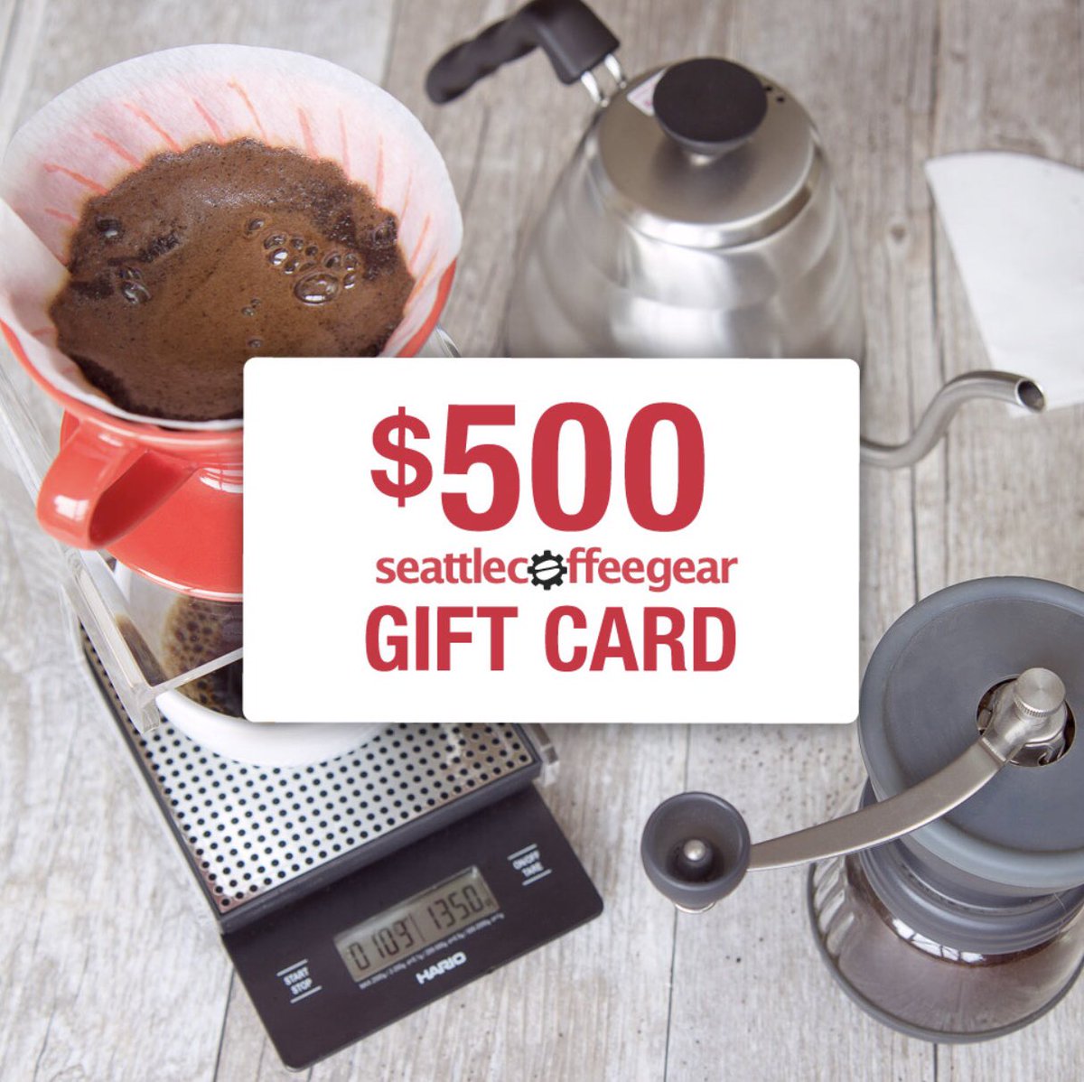 seacoffeegear's tweet photo. We’re giving away a $500 SCG gift card! How would you use it to #makecoffeeyoulove? Sign up here! 

https://t.co/akMVDgSjl8 https://t.co/aoSTmT0NEx