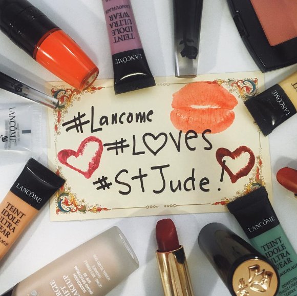 LancomeUSA's tweet photo. RT this &amp; we donate $1 to the children of @StJude . Did you know it costs $2.4 million per day to operate the hospital? #LancomeLovesStJude https://t.co/CXOPI8yrZV