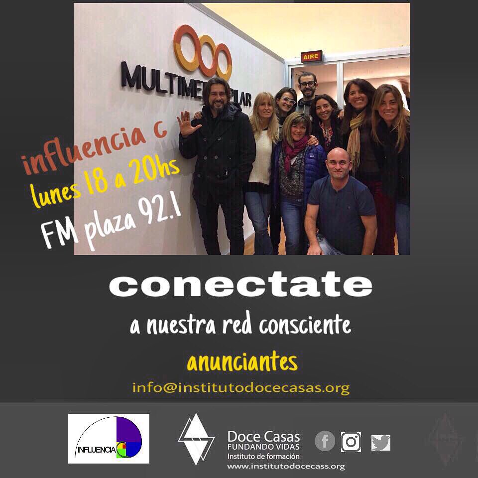 CInfluencia's tweet photo. Mañana x Radio Plaza en Pilar 92.1 FM escuchanos! Web: https://t.co/3wBZsMXhAn para conectarte con lo que verdaderamente importa: Vos Mismo! @MilagrosLay @FerBergel @docecasas12 https://t.co/pADEyef9if