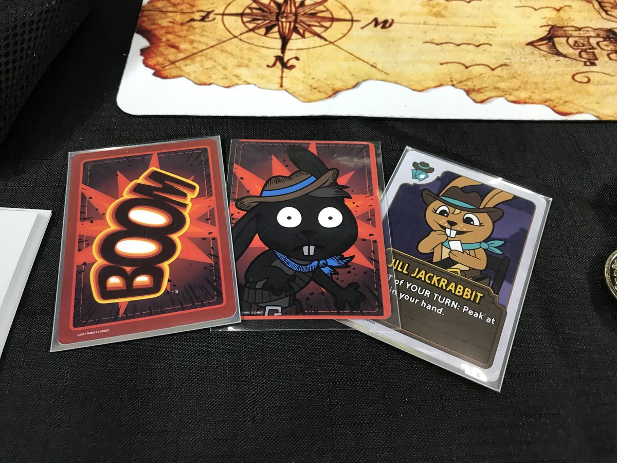 thing12games's tweet photo. Played some #ClickClickBoom and I was blown up on turn 1. Poor Jill. @CentralCityC4 #CCCC17 https://t.co/6oOov38aJI