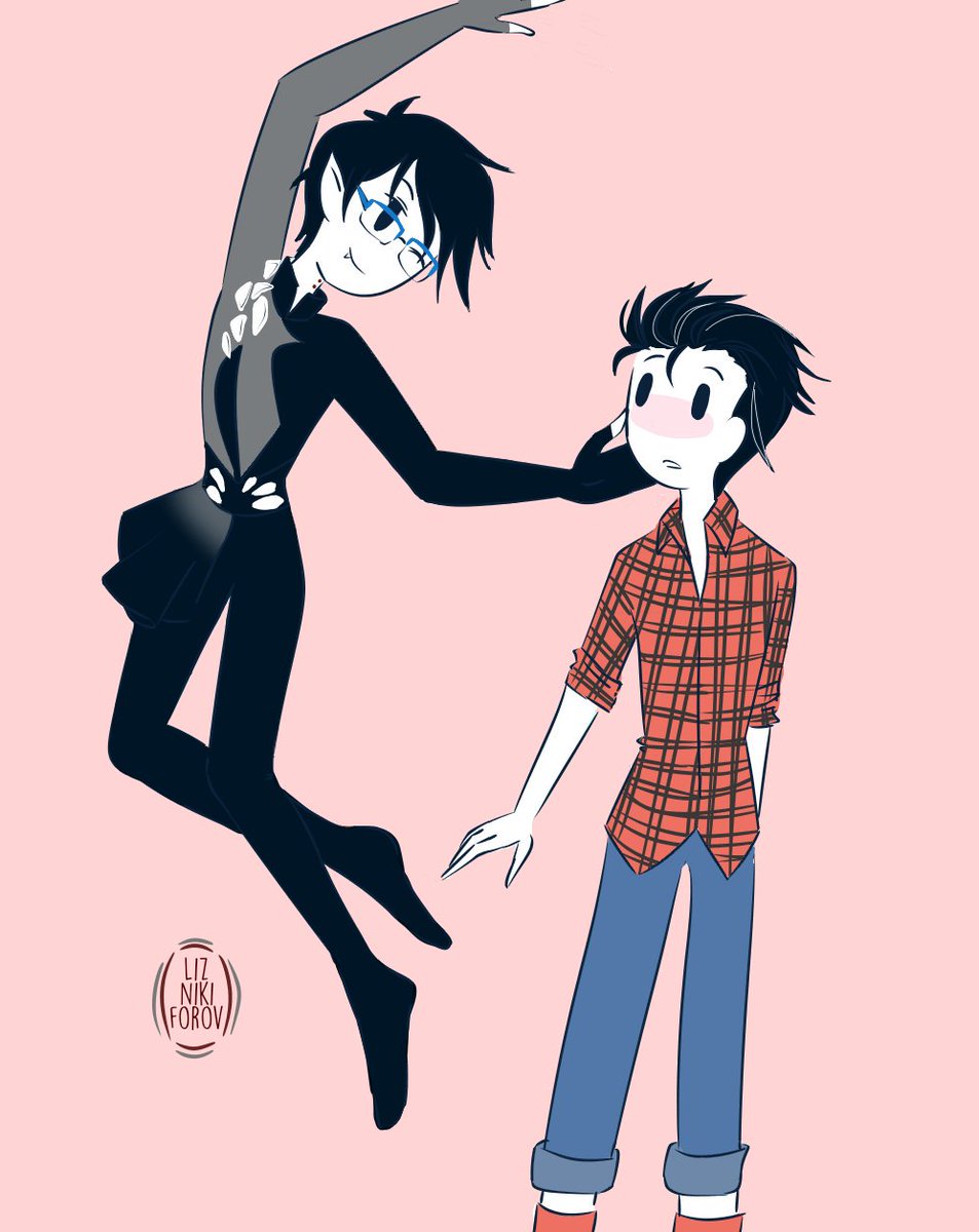 niki_liz17's tweet image. Based on Adventure time AU by @eisorus 
I love her lovely AU!! It's so beautiful~♡