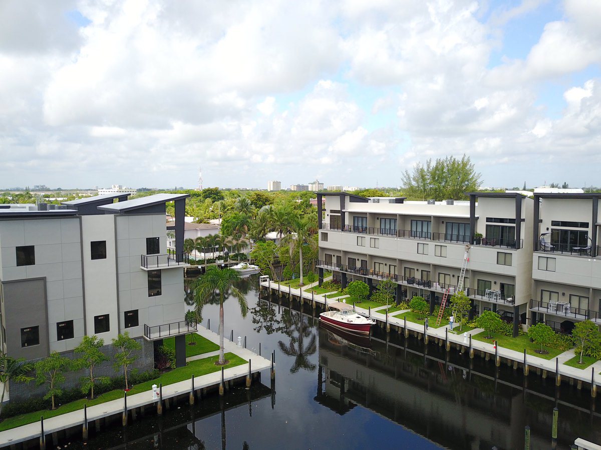 KoiPompanoBeach's tweet photo. Each villa at Koi Residences opens onto a private covered terrace to experience the beautiful water view! #KoiResidences #Invesca https://t.co/TMpMP0ocOd