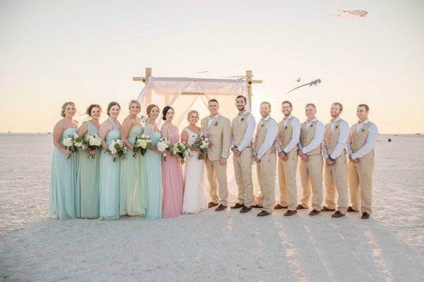 aislesociety's tweet photo. What a stunning wedding! Pastel Beach Wedding, captured by #KristenMarie Photography &amp; seen on @marrymetampabay https://t.co/dVHMEPXUdj https://t.co/tyYb9tqO0D