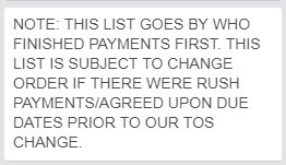 BewareMars's tweet photo. They state this on their trello that they work in order by payment first when this is well out of order. https://t.co/h7Z2rOTGcG