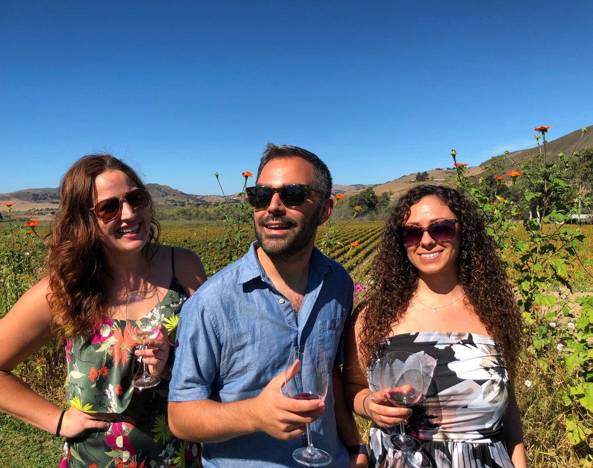 LaurenWW's tweet photo. Born & raised in LA & had only been to Santa Barbara 2xbefore so made it up for it this weeekend w/these peeps...#MUFZ #Notacouple #notNapa https://t.co/QLWmcykXD7