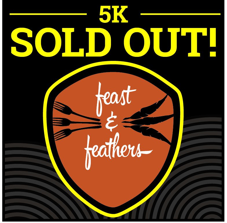 FeastNFeathers's tweet photo. 10 spots left in the 10k &amp; 129 in the half marathon!! https://t.co/nyGaM5IjL4
#runlocal #irunwithgoatz #Thanksgiving #fnf2017 #giveback https://t.co/cuvtSynH7y