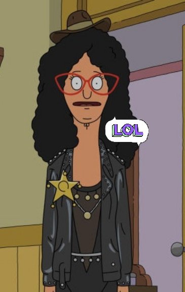 ElyseWillems's tweet photo. Linda's "Cher-iff" costume 👌 @BobsBurgersFOX https://t.co/lNyZaHqP24