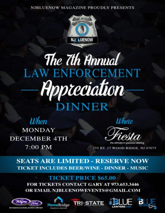 ddvnation's tweet photo. NJ BLUE NOW MAGAZINE LAW ENFORCEMENT APPRECIATION DINNER. DECEMBER 4, 2017. SEE YOU THERE!

#NJBLUENOW #POLICE  #BLUEDOCTORS #BLUELAWYERS https://t.co/CG8bnTd24J