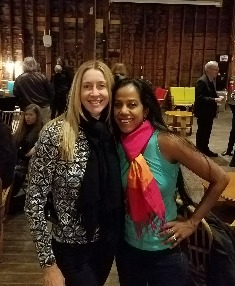 KarinAurino's tweet photo. What a treat to reconnect with @RuFreeman at the #BreadLoafReunion and #MichaelCollier send off https://t.co/y0sdMC2hE7
