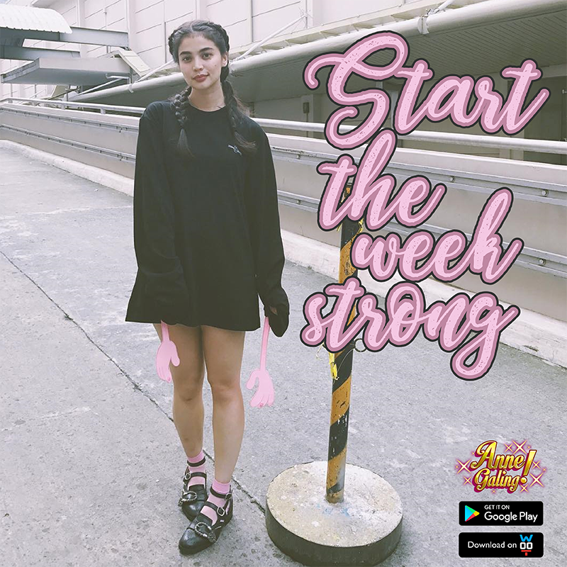 XelebAnne's tweet photo. Start the week strong, finish it stronger 💪👊. Have a great week ahead sweethearts. 😘 https://t.co/5q3SVdJwwX