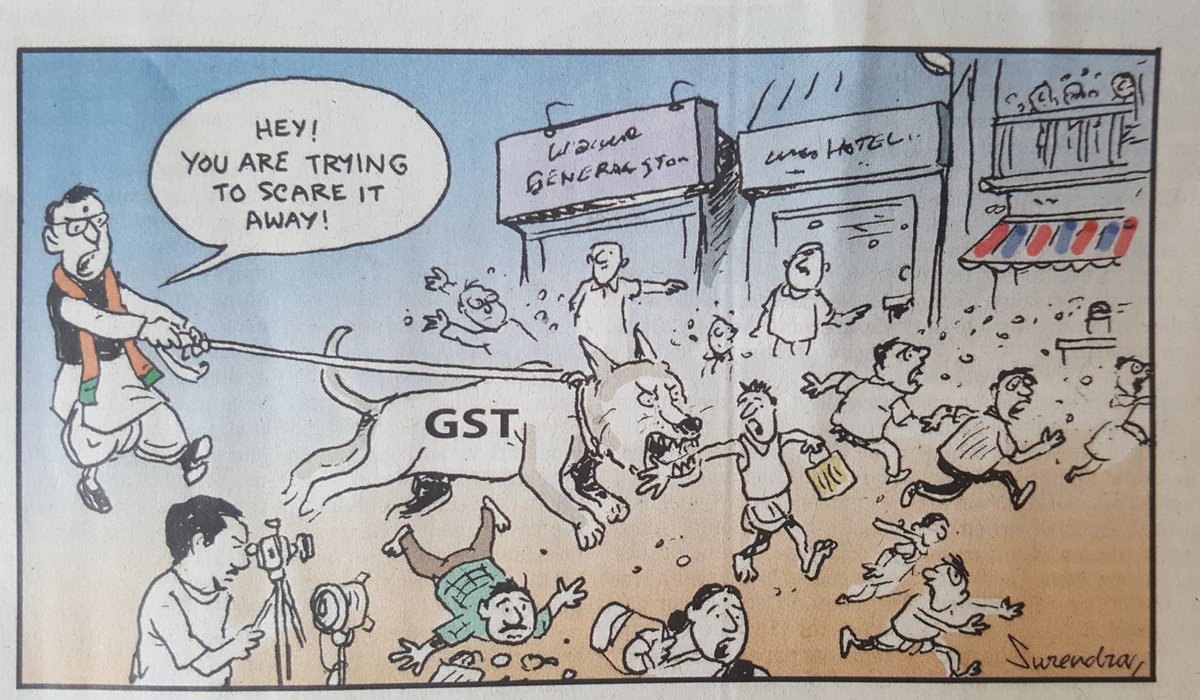 americai's tweet photo. From hence forth d people BITING GST will be called #ModiGST https://t.co/lxY5Z0r2xq