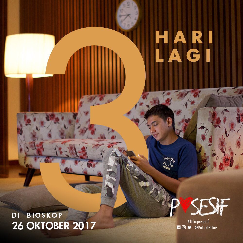 POSESIF tayang 3 Hari Lagi di bioskop. bit.ly/2gtIu9w