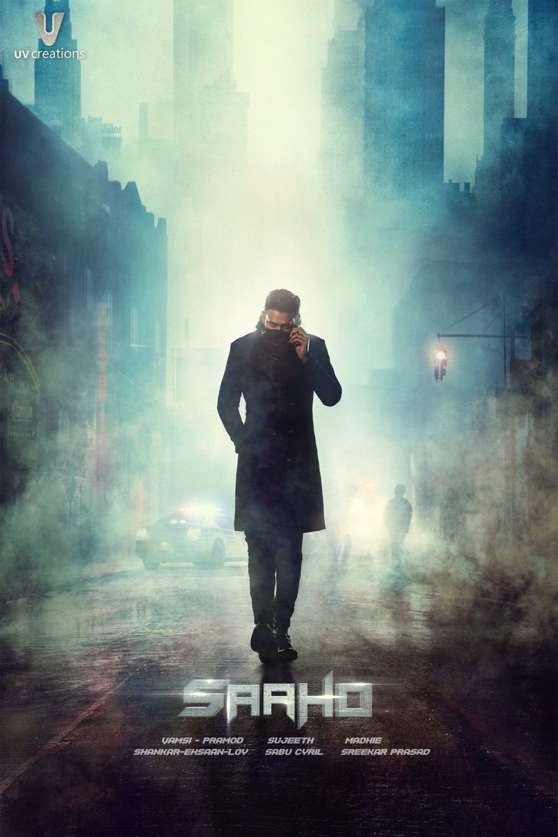 ct_bollywood's tweet photo. Birthday special! First look of #SAAHO https://t.co/SeS8JuBBIS