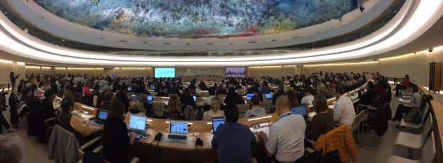 TreatyAlliance's tweet photo. We have just started the discussion for a strong #BindingTreaty to #StopCorporateAbuse. Full room! https://t.co/so2RLVNlj3