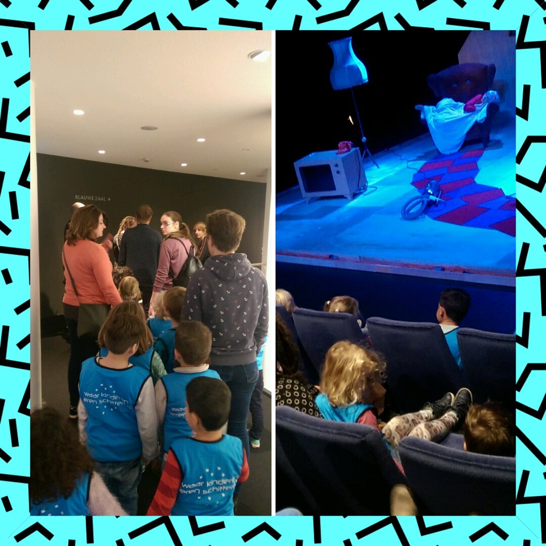 blauwaventurijn's tweet photo. Gelijk al naar de schouwburg met alle #kleuters #cultuur #Botje https://t.co/PoTdfIyqlQ