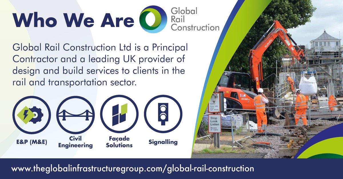 We offer a wide range of high-quality #design and #build services to our clients in the #rail and #transport sector theglobalinfrastructuregroup.com/global-rail-co…