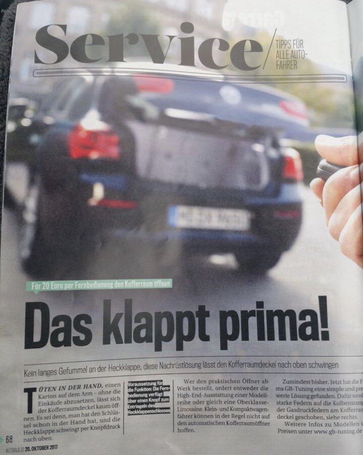 GBTuning_Bremen's tweet photo. Vielen Dank für den tollen Artikel @autobild 👏🏼☺️ #gosimply #autobild #getestet https://t.co/xc5chZbK8T