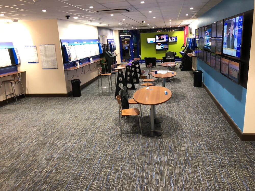 RobertsFlooring's tweet photo. Another good bet with hard wearing @MillikenFloors installed at #Barnstaple shop with @FBallUK adhesive. Thanks team great job. https://t.co/qBTwDvhZD8