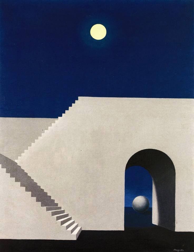 _whitedistrict_'s tweet photo. #Dettagli d'#arte: Luna e sfera sono due facce speculari della stessa forma, a volte le differenze sono solo nel punto di vista. #Magritte https://t.co/DOcWdnv3Of