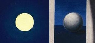 _whitedistrict_'s tweet photo. #Dettagli d'#arte: Luna e sfera sono due facce speculari della stessa forma, a volte le differenze sono solo nel punto di vista. #Magritte https://t.co/DOcWdnv3Of
