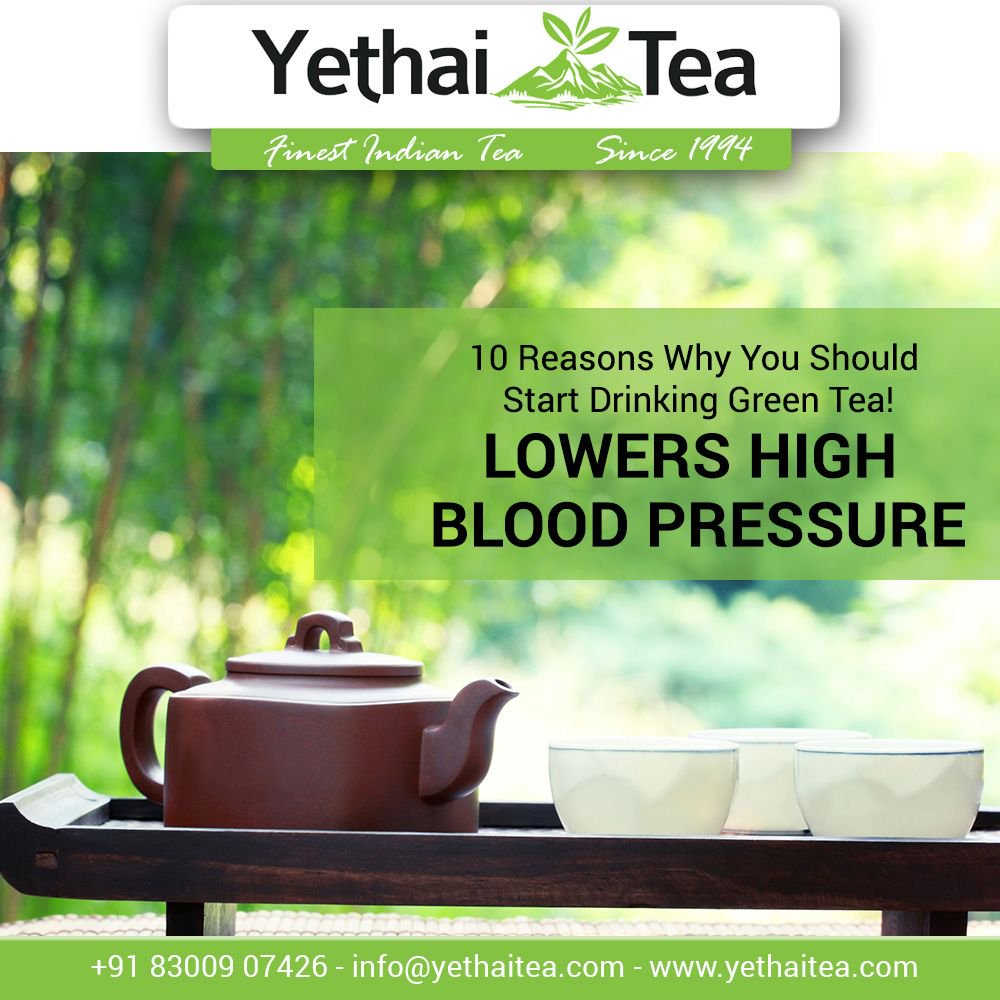 Yethai_Tea's tweet photo. Drinking as little as a half-cup of green per day may lower the risk of high blood pressure by nearly 50% #SipPositive #HealthCheck #StayFit https://t.co/916BGUVZsI