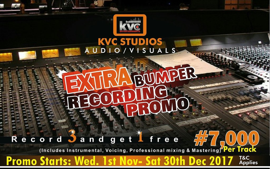 kvcstudios's tweet photo. It's exceptional.. 1of its kind
STUDIO RECORDING PROMO
Save d date
1st Nov - 31st Dec
#kvcstudios
#mickenzyondbeat https://t.co/QEjsvLZ1wH