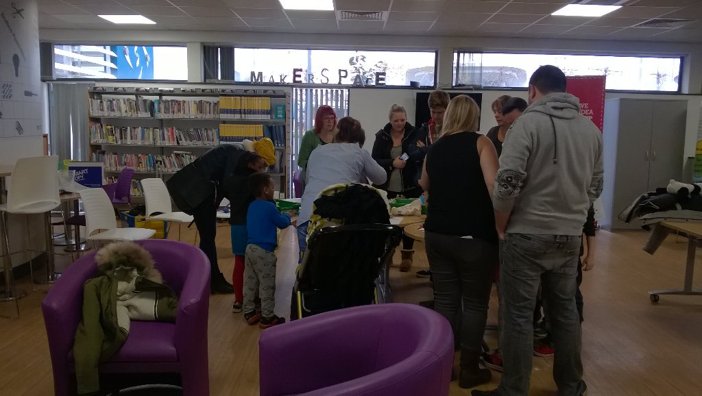 MancLibraries's tweet photo. Science workshop at the forum library. #volcanomaking #scienceweek https://t.co/n1ut5kcNDp