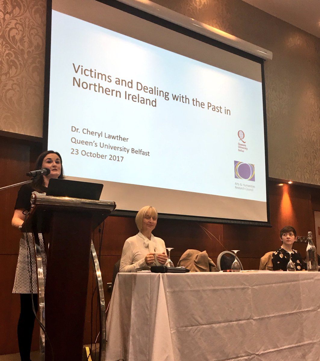Dr Cheryl Lawther, <a href="/VictimhoodNI/">Victimhood & Past NI</a>, provides an overview of the 'Victims and Dealing with the Past in Northern Ireland' project.