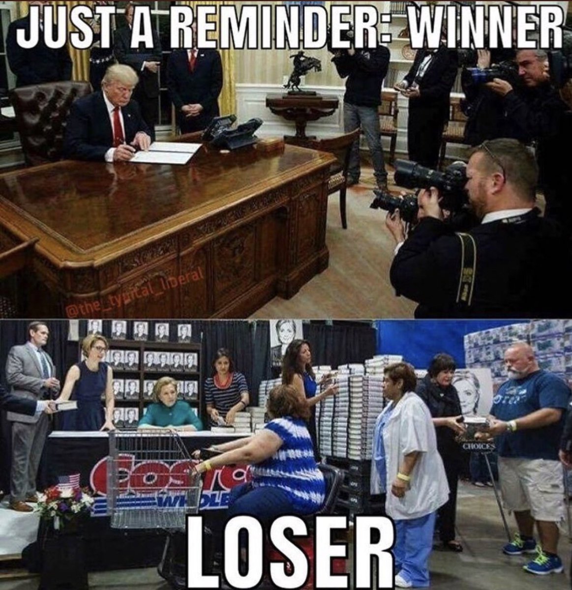 RightTo_Write's tweet photo. #LAMFO #Trump2020ElectionSlogans
#HillaryClinton
#WhatHappened
#TrumpDid https://t.co/MNv4RNRSrQ