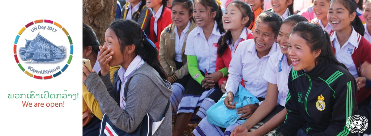 UNinLaoPDR's tweet photo. One more sleep until #OpenUNHouse! For @UN Day we are showing the #Laos generation of tomorrow our work. We can’t wait to welcome 150 kids! https://t.co/xp5kVFmVpk