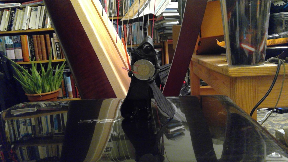 TinyKylo's tweet photo. Tiny Kylo Ren has $2.00.

"I can buy a candy bar!" he cries.

"Candy bars cost $2.50," says his father.

No wonder they do not get along. https://t.co/KEA1SUzQCN