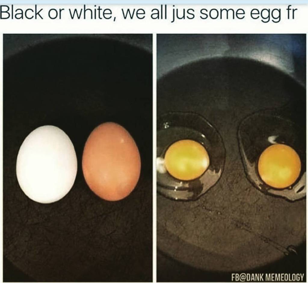samuel_shee's tweet image. Fight racism with food! 
#sameontheinside #saynotoracism #foodwins #eggs ift.tt/2yZFSI9
