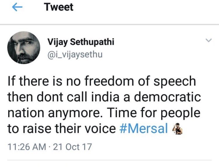 SudhamshDyComm's tweet photo. @i_vijaysethu 🙏🙏🙏 https://t.co/kJh1Us9zFN