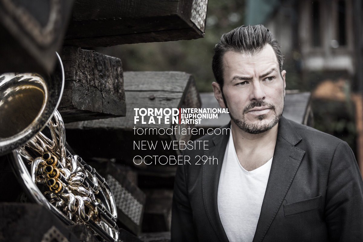 tormodflaten's tweet photo. NEW WEBSITE at https://t.co/FjGji55HL9 to be launched next weekend. Cool new pics, videos and a shop for sheet music. #WeAreBesson#euphonium https://t.co/ABgOv3YIXL