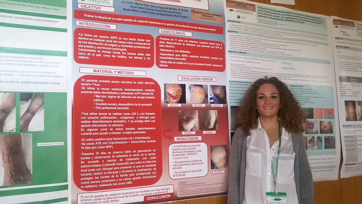 GVAhgandia's tweet photo. Las enfermeras Silvia Merino y Susana Ferrer, y la matrona Mayte Anduig, todas del CS Oliva, presentaron póster en #enfderma17 #enfermería https://t.co/9LeXPGWwJw