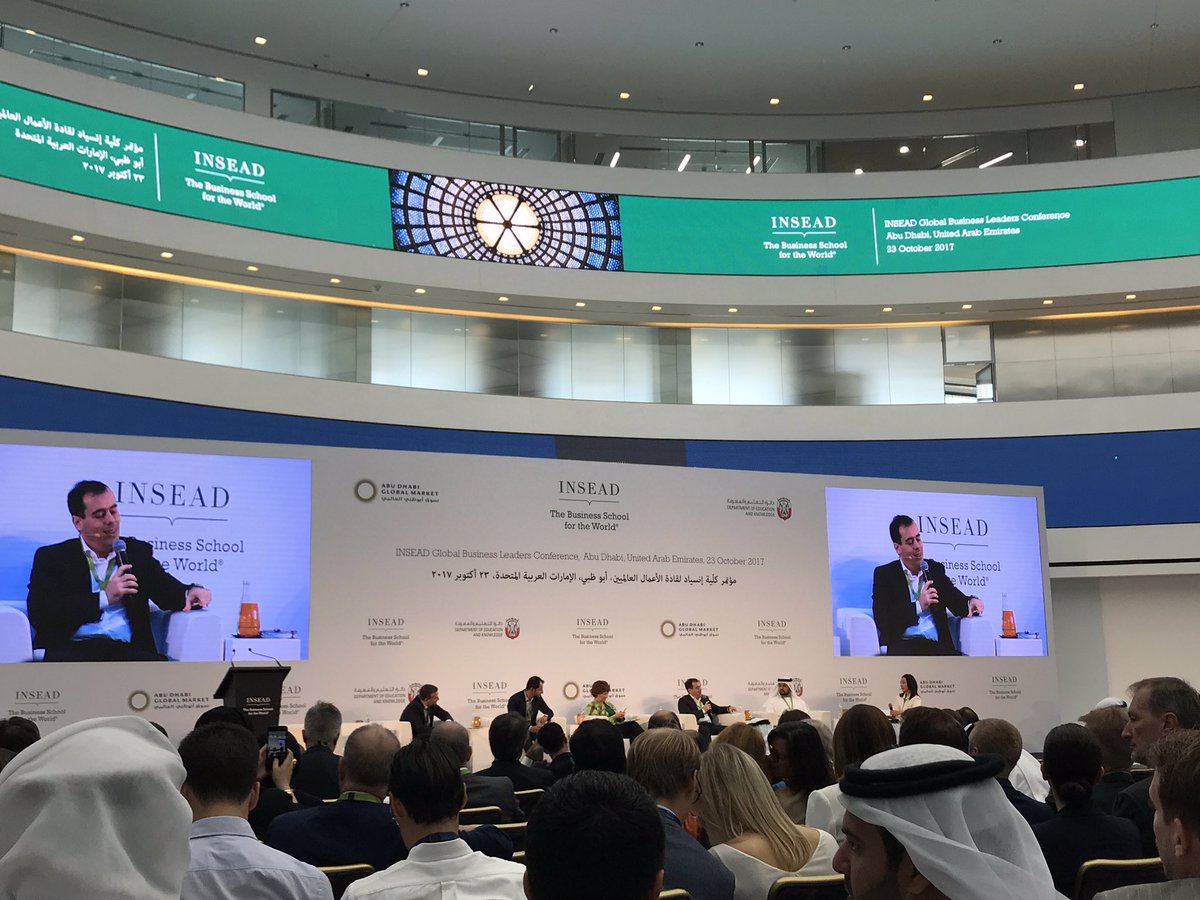 Great turnout <a href="/INSEAD_Arabia/">INSEAD Arabia</a> Global Business Leaders Conf today. Current panel discussing the new normal #INSEADGBLC