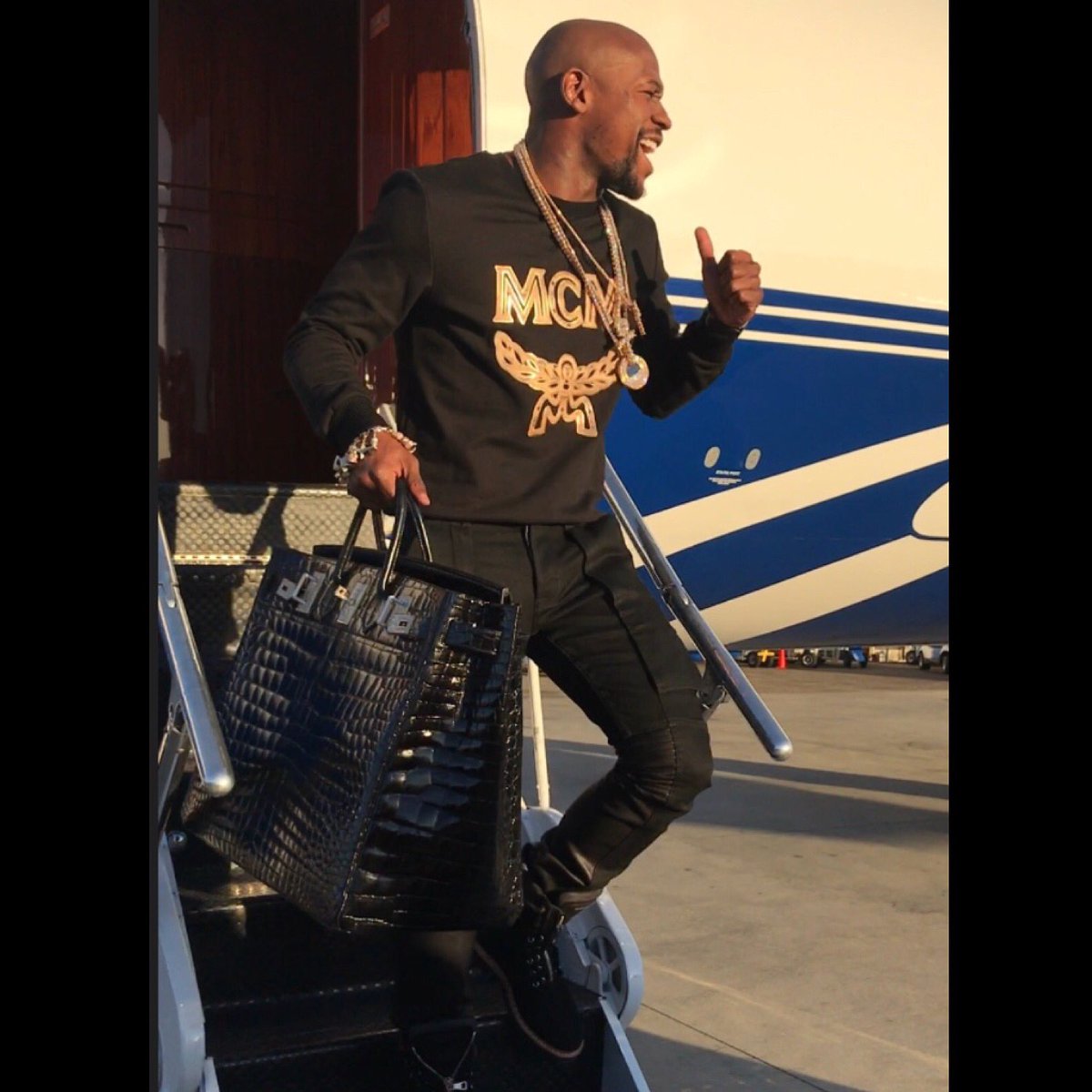 mayweather hermes bag