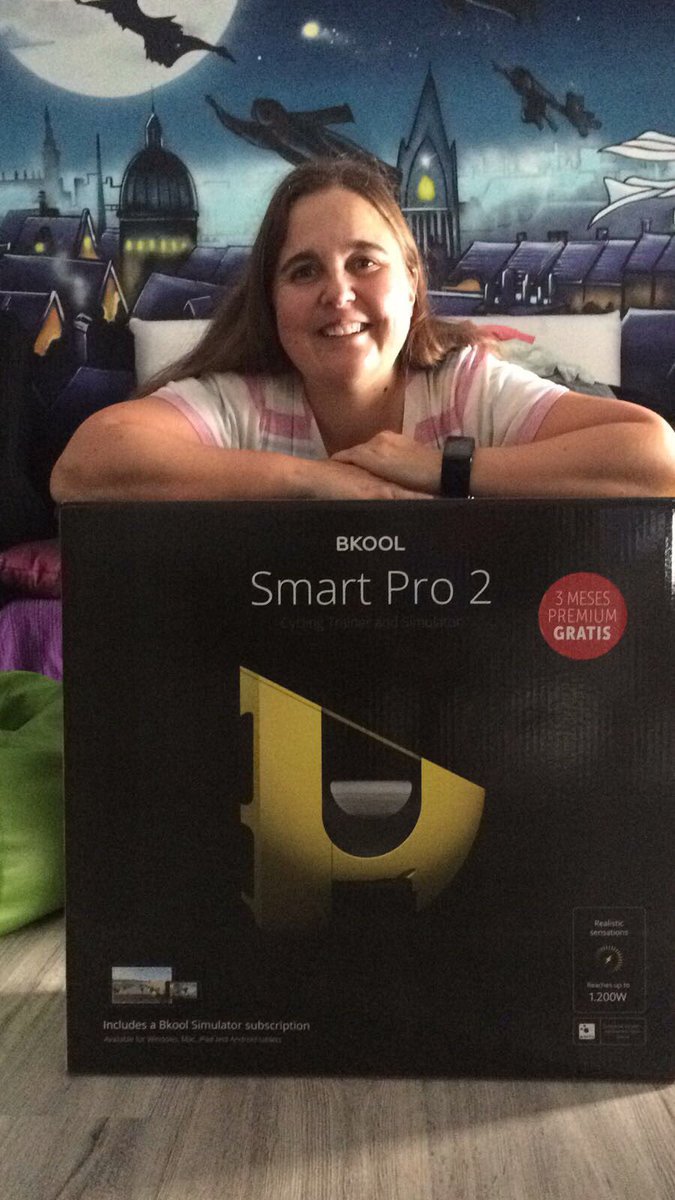 MeKGuenTo's tweet photo. @BkoolSport Ya disfrutando en casa del rodillo #bkoolsmartpro2 que me ha tocado en el sorteo de @FeriaUnibike.Muchas gracias!!! https://t.co/QNgPcP1HoC