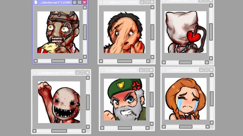 Little Wolf The Scariest Emotes That I Ve Ever Done Halloween Twitch Emotes Twitchemoteartist Twitchemotes
