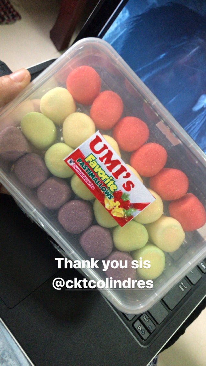 tinmatias14's tweet photo. Hinay hinay ka tin sa matamis jusko! 😫 how to stop... #sweettooth #pastimallows #ALDUBSweetKiss https://t.co/uA9MXvbarF