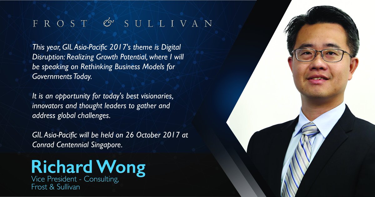 FrostSullivanAP's tweet photo. Hear from Richard Wong on Rethinking Business Models for Governments Today at #GILAPAC. Click here to register: https://t.co/qaJJyGUpRW https://t.co/uWfztUdfqo