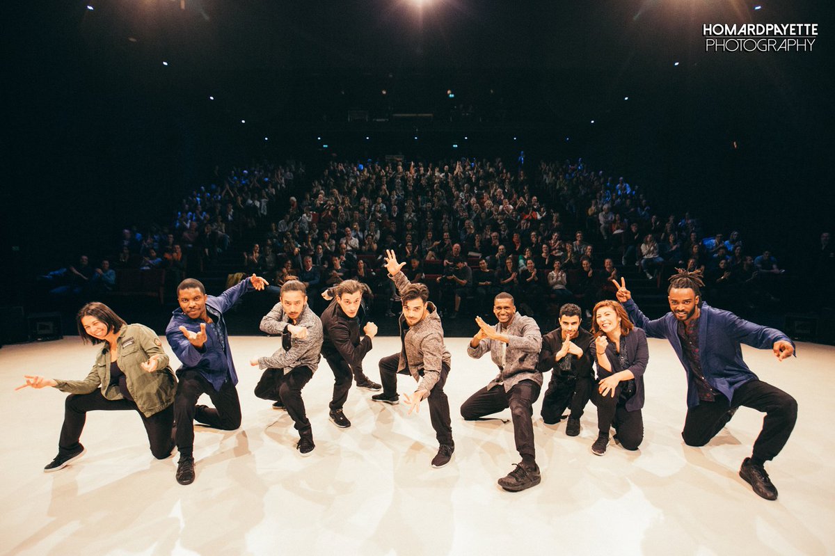 CieparTerre's tweet photo. Photo souvenir de l'équipe de #Kata après une intense et réussie série de représentations à @TheatreChaillot. https://t.co/E2z5xme9L1
