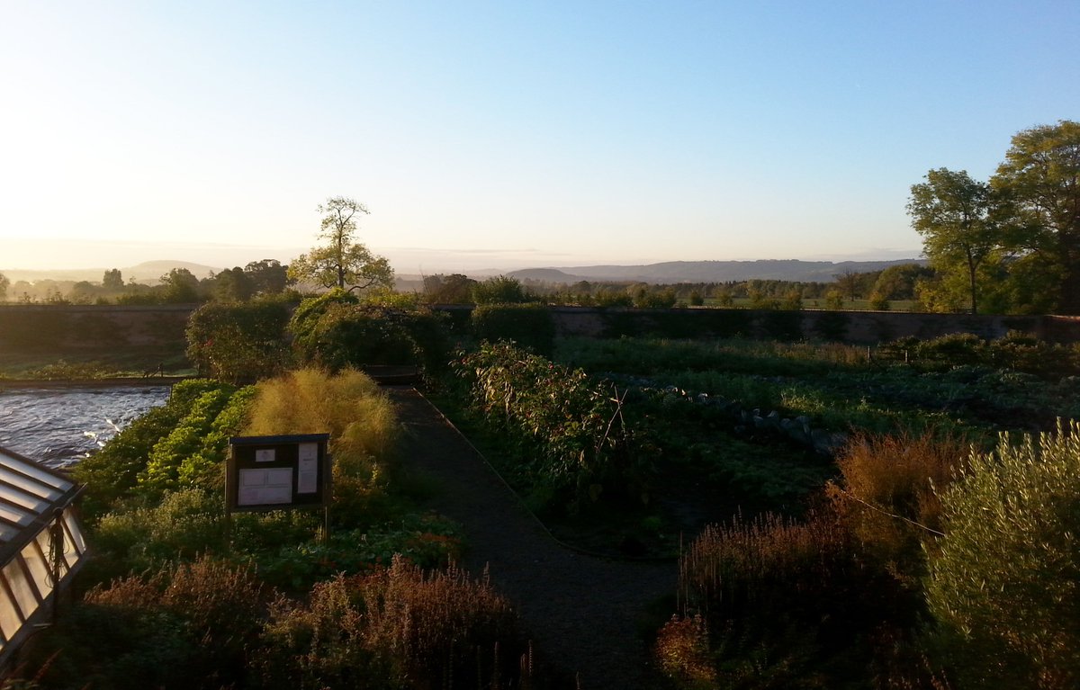 @outofnatureshow sculpture exhib extended for half term. Perfect time of yr to see beautiful garden, inc. #WalledKitchenGarden