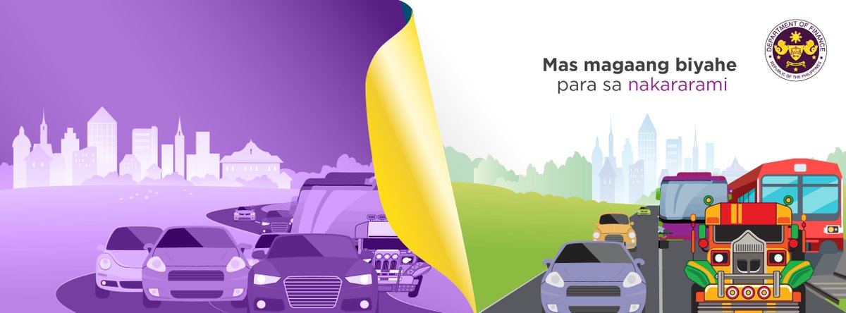 dofgovph's tweet photo. Sa bagong Aumotobile Tax, mapapabuti ang biyahe sa pamamagitan ng pagpapaganda ng sistema at imprastraktura pang transportasyon.
#Support99 https://t.co/qAvkxTI3xK